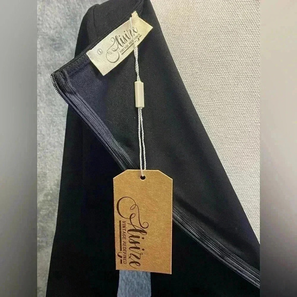 AISIZE Women's Retro Ruched Elegant Business Pencil‎ Sheath Dress size Small - Picture 10 of 11